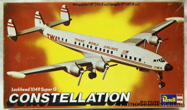 Revell 1/128 Lockheed 1049 Super G Constellation - TWA, H167 plastic model kit